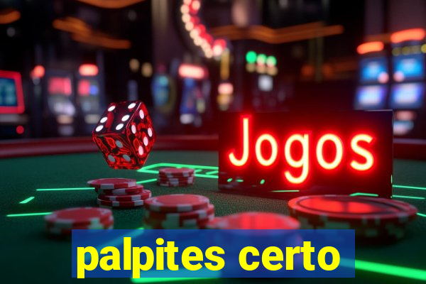 palpites certo